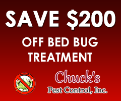 Save $200 Off Bed Bug Treatment